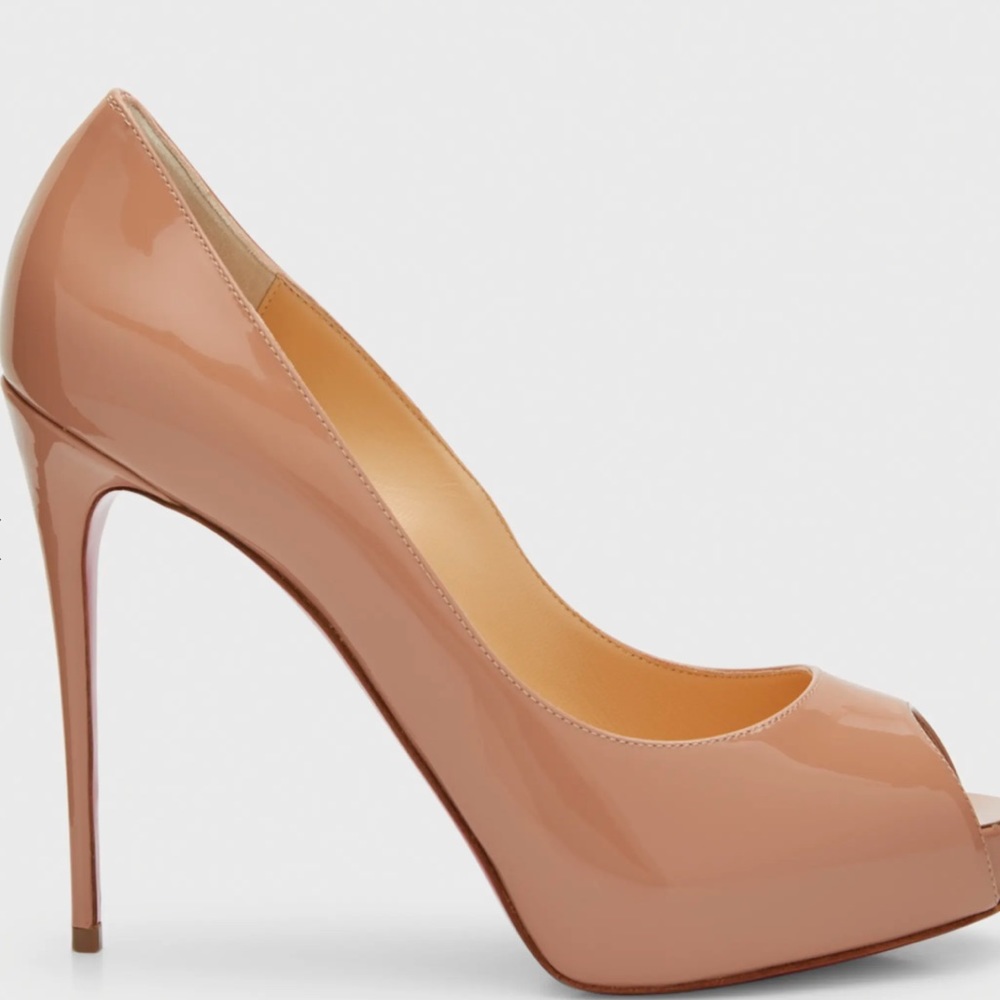 Nude Louboutin - New Very Prive 120 Patent